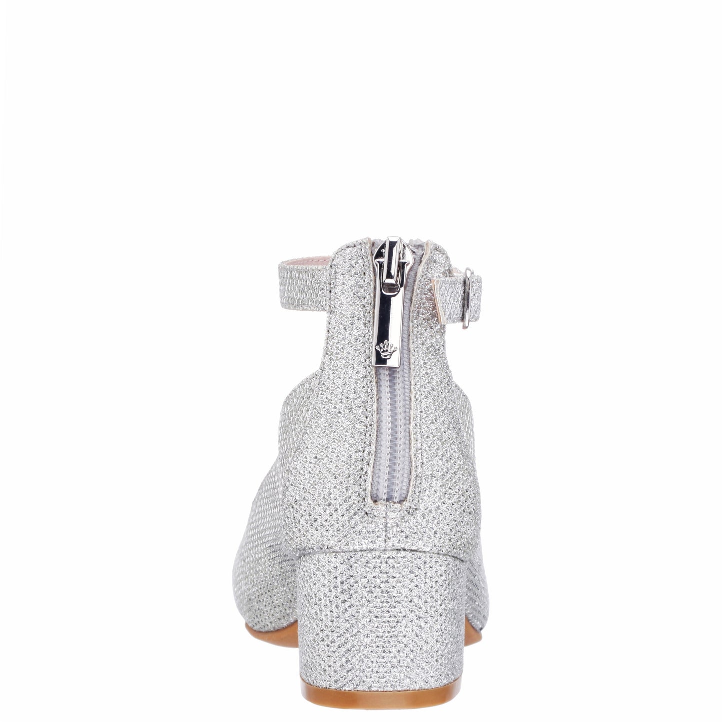 Nina Shoes Girls Lennie Silver Sparkle dress shoes