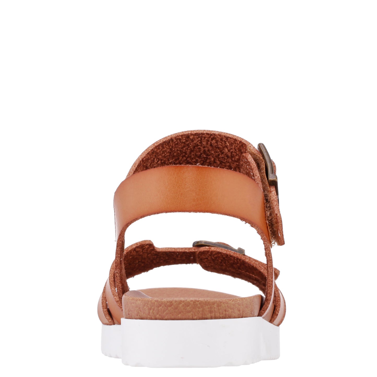 Nina Shoes Girls Lacey Tan Adjustable Strap Sandals