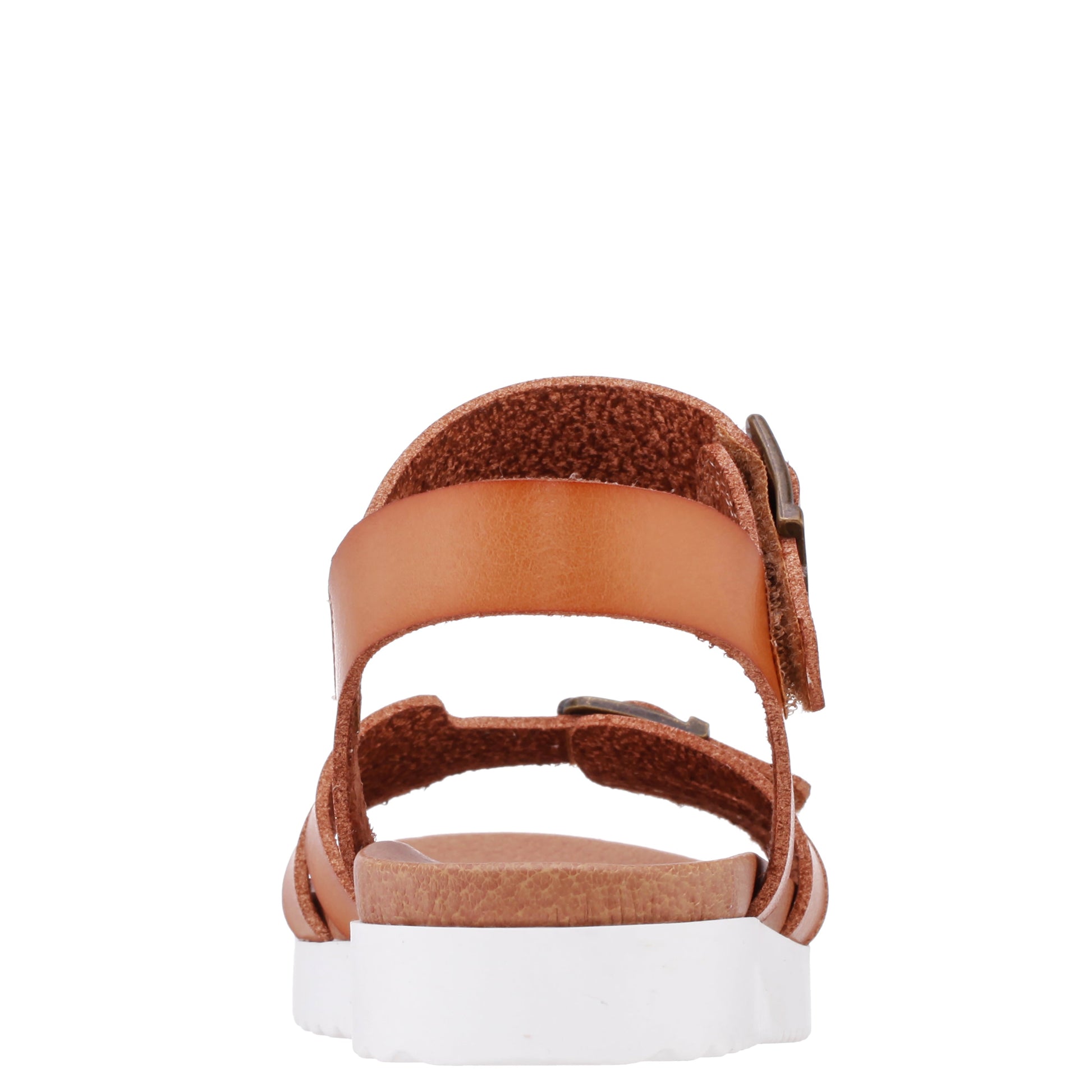 Nina Shoes Girls Lacey Tan Adjustable Strap Sandals