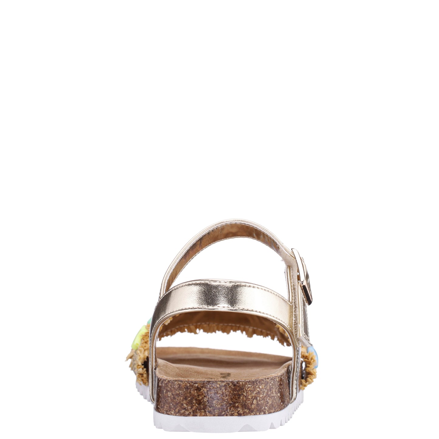 Nina Shoes Girls Hazina Beige Footbed Sandal