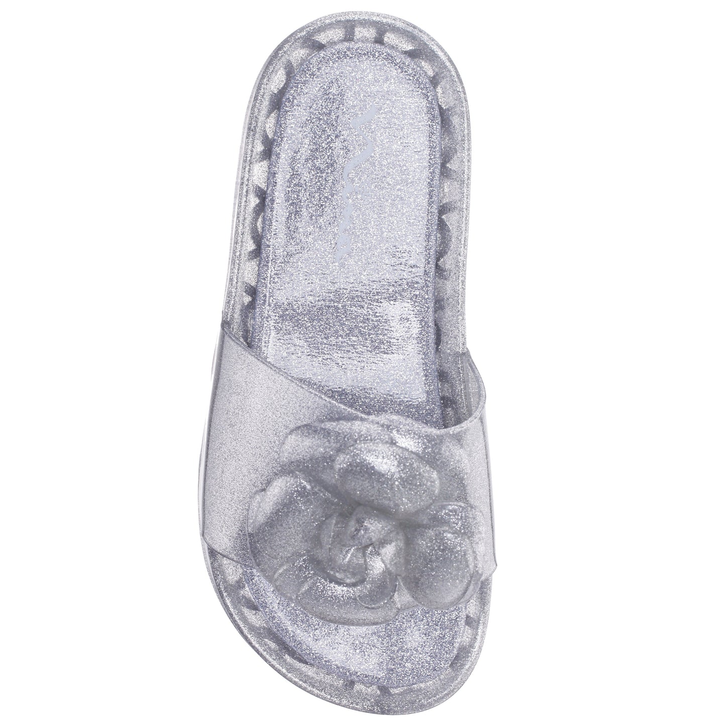 Nina Shoes Girls Gleen Silver Jelly Sandal
