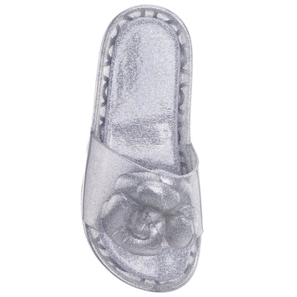 Nina Shoes Girls Gleen Silver Jelly Sandal
