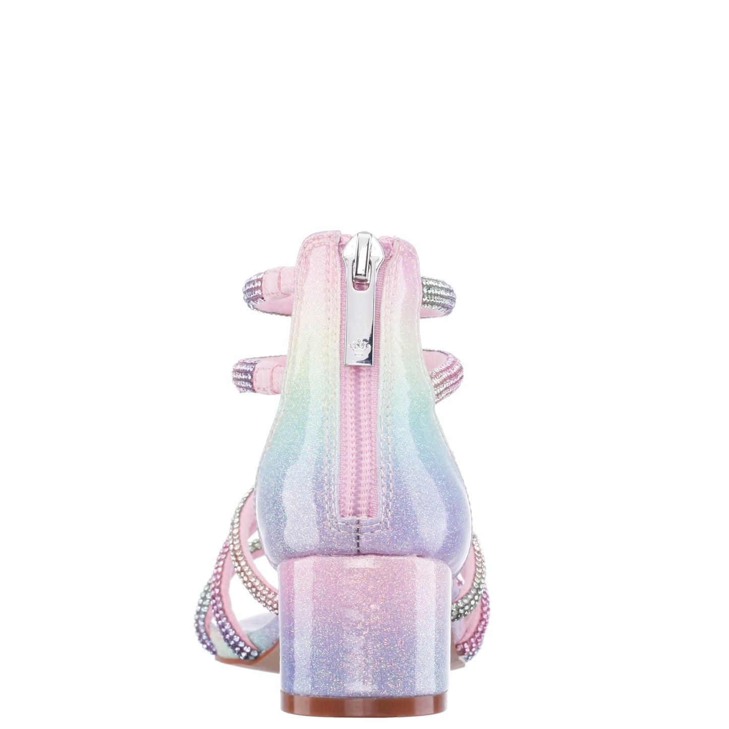 Nina Shoes Girls Sparklar Pastel Metallic Rhinestone Dress Sandals