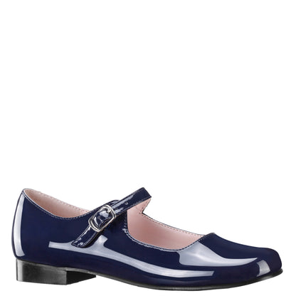 Nina Shoes Girls Bonnett Blue Patent Mary Jane dress Shoes