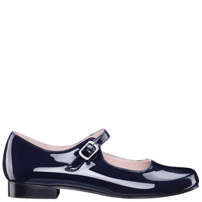 Nina Shoes Girls Bonnett Blue Patent Mary Jane dress Shoes