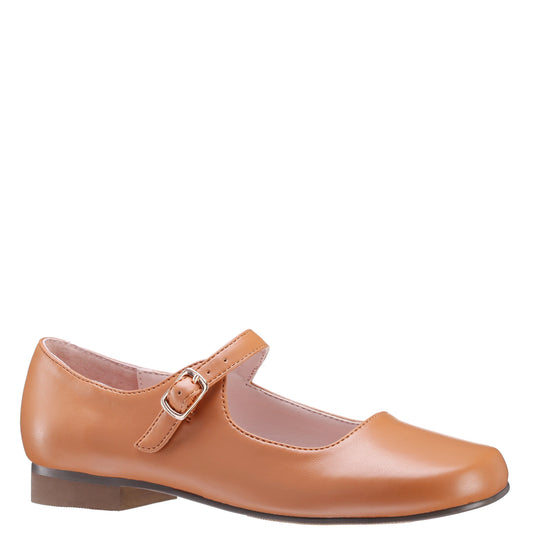 Nina Shoes Girls Bonnett Brown Mary Jane Dress Shoes