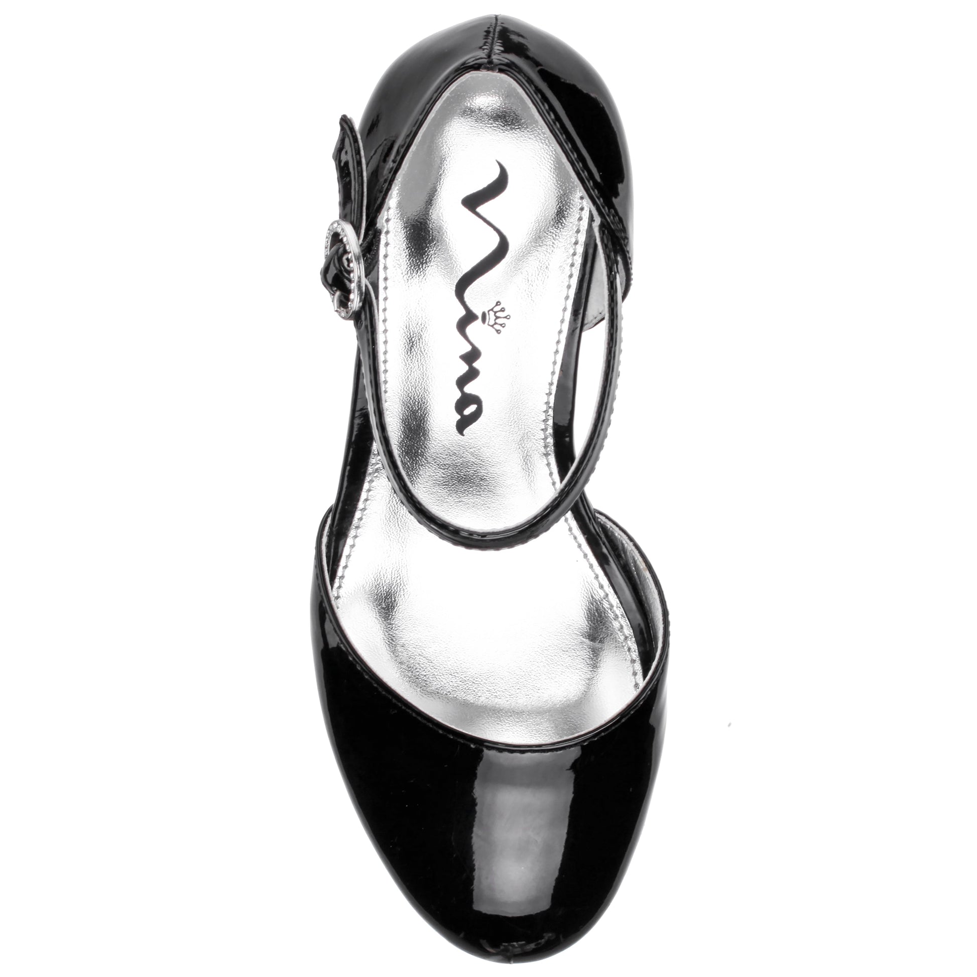Nina Shoes Girls Lenora Black Wedge Dress Shoes
