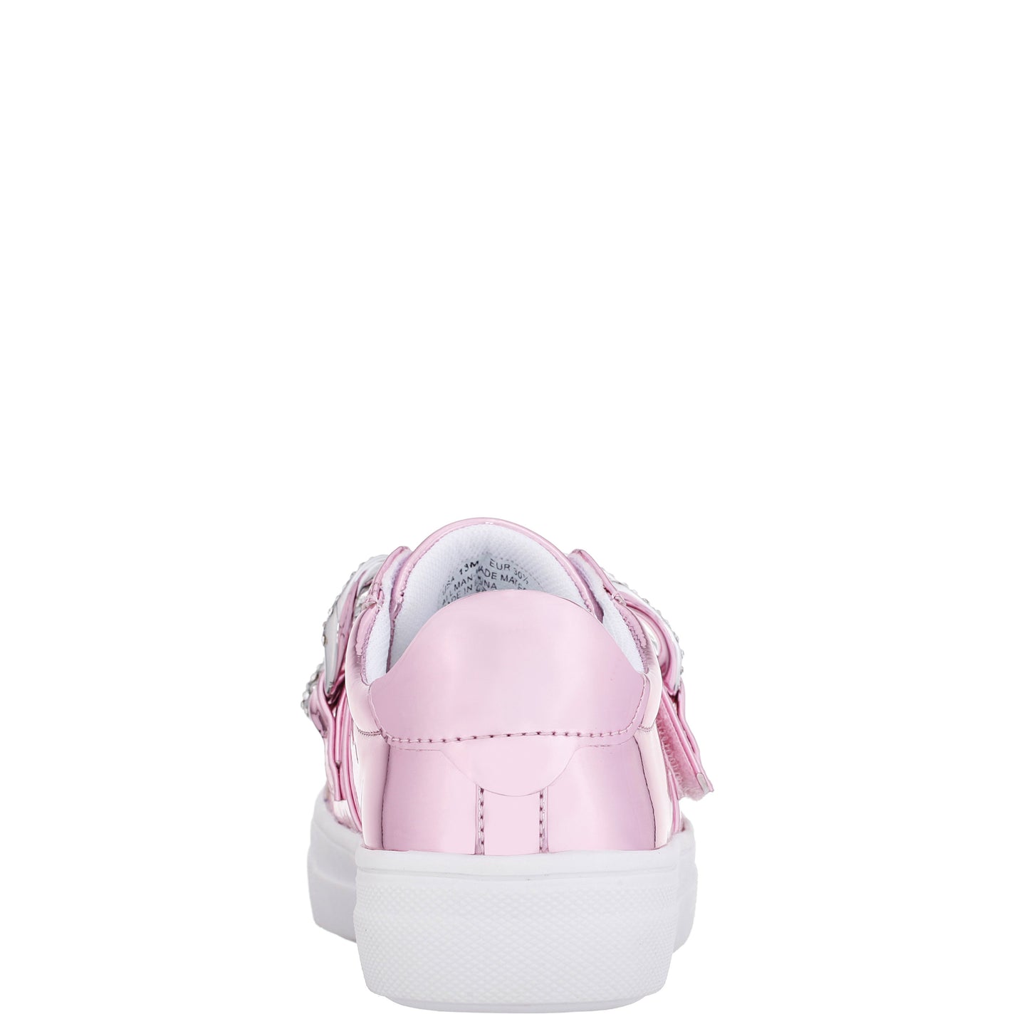 Nina Shoes Girls Emaleigh Pink Metallic Low Top Slip-on Sneakers