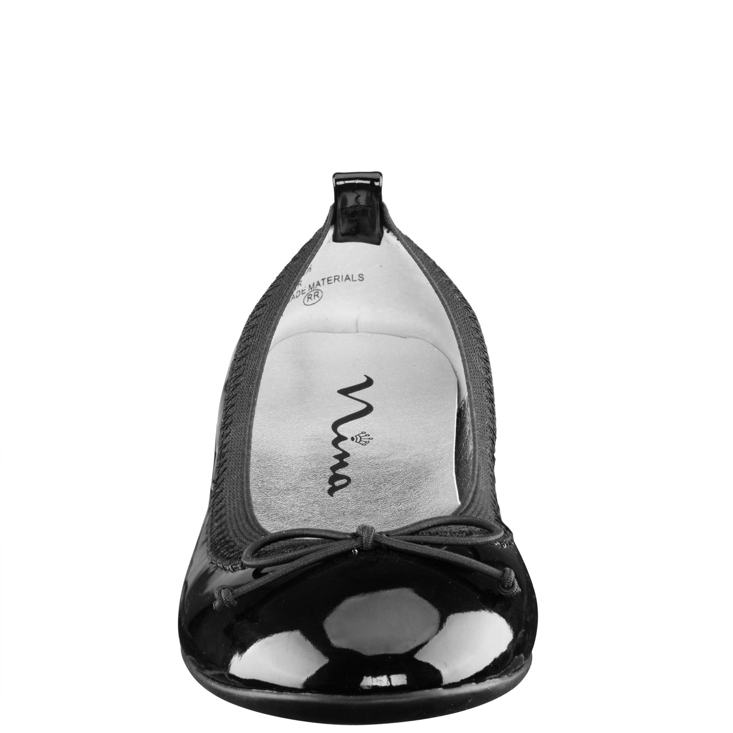 Nina Shoes Girls Esther Balck Patent Ballet Flats