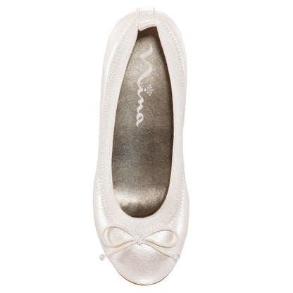 Nina Shoes Girls Esther Ivory-Pearlized