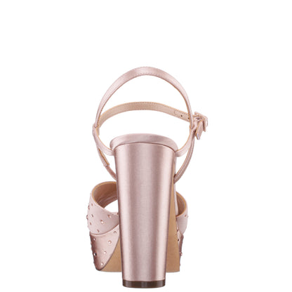 Nina Shoes Addison Pearl Rose Sandal Stiletto-Heel Platform