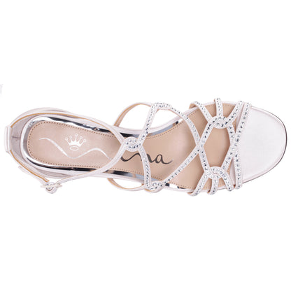 Nina Shoes Aniela White Sandal High-Heel