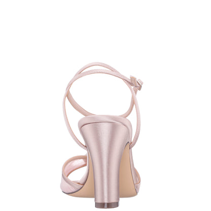 Nina Shoes Allyce Pearl Rose Block-Heel Sandals