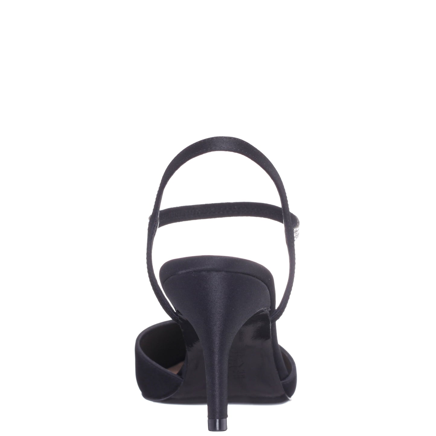 Nina Shoes Taisha Black Sling Back Mid-Heel Dress Shoes