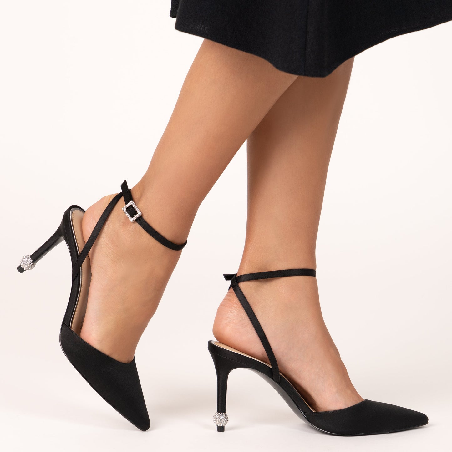 Nina Shoes Nasha Black High-Heel Pumps