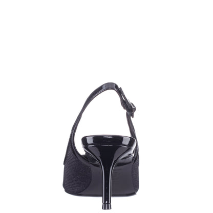 Nina Shoes Nazuri Black Mid-Heel Pumps