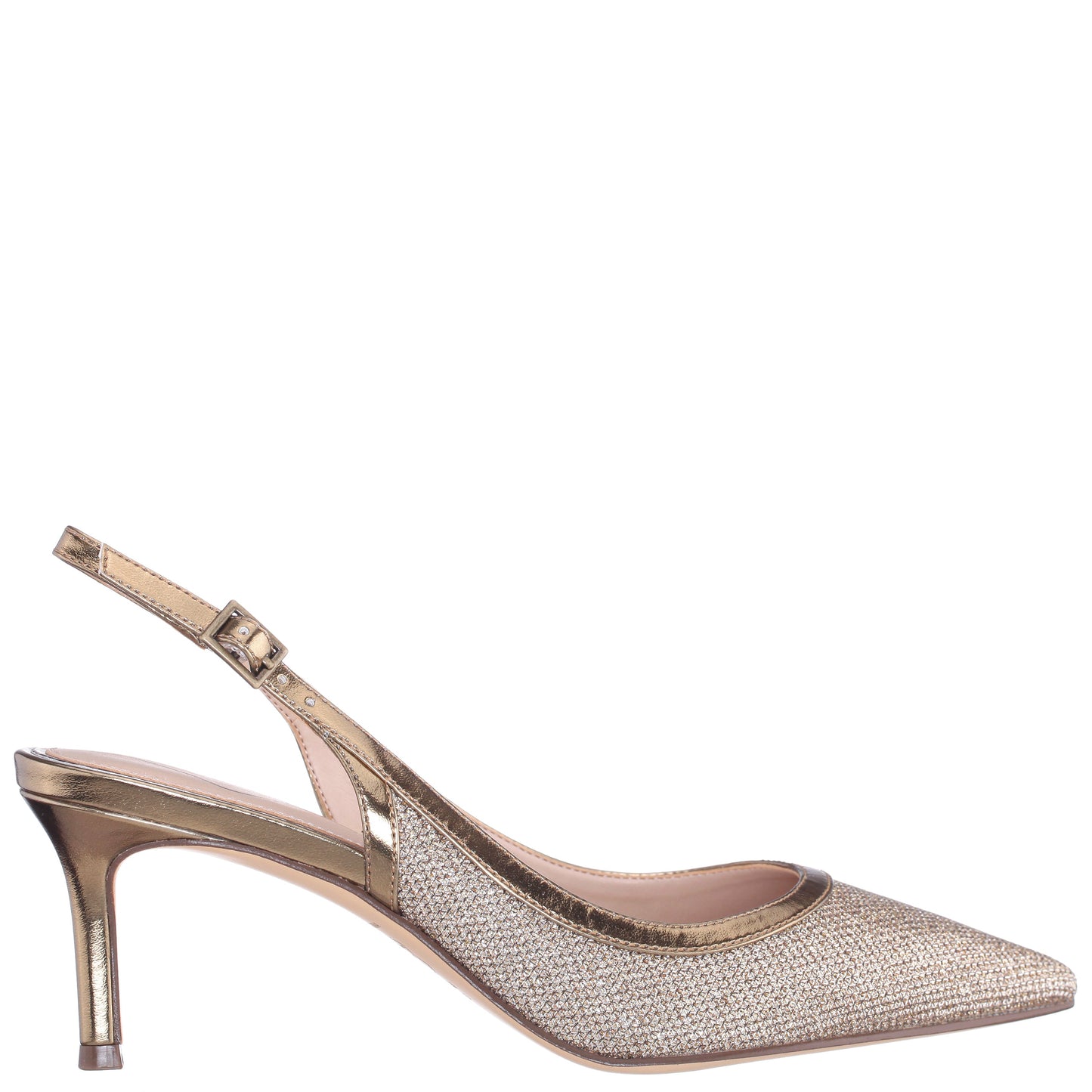 Nina Shoes Nazuri Beige Mid-Heel Pumps