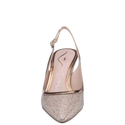 Nina Shoes Nazuri Beige Mid-Heel Pumps