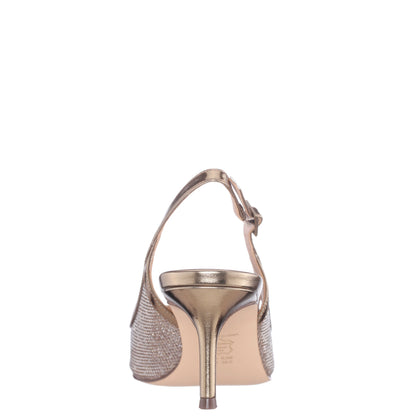 Nina Shoes Nazuri Beige Mid-Heel Pumps