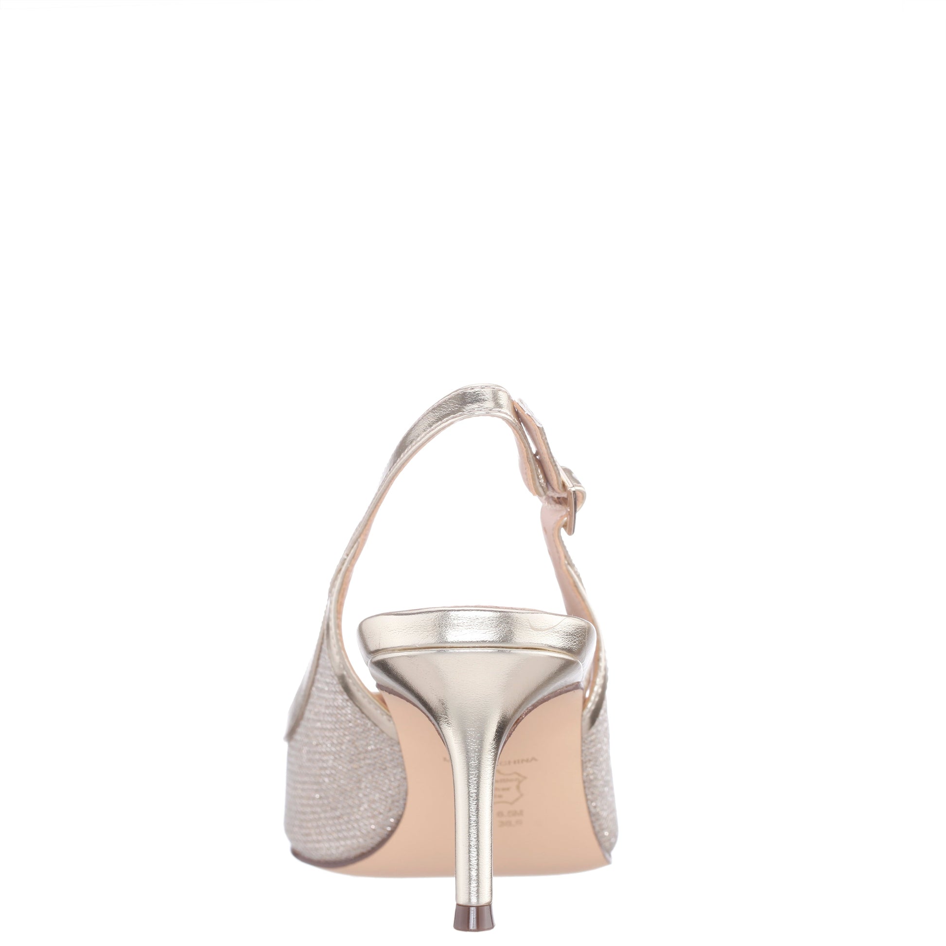 Nina Shoes Nazuri Soft Platino Mid-Heel Pumps