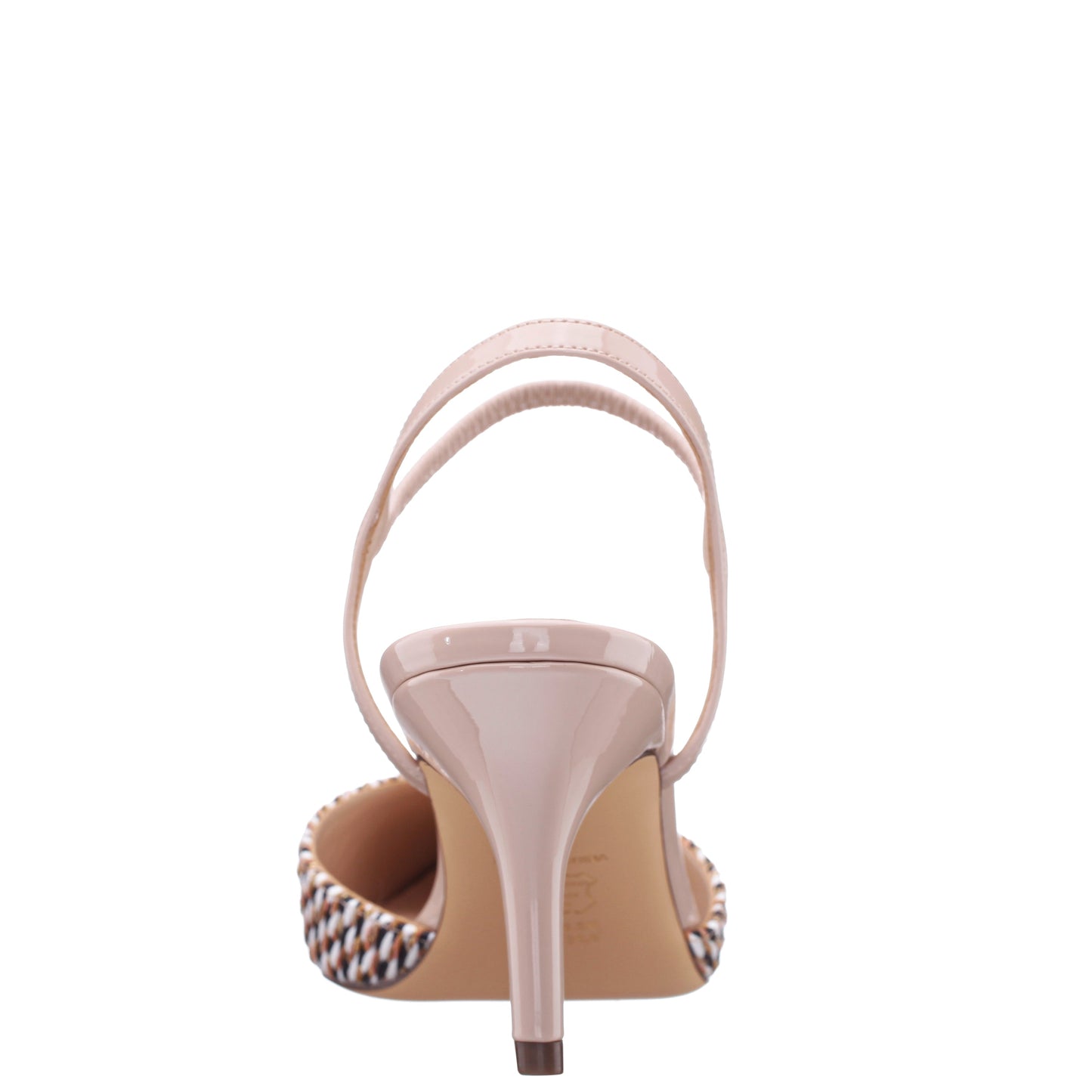 Nina Shoes Teena Beige Slip On Mid-Heel Pumps