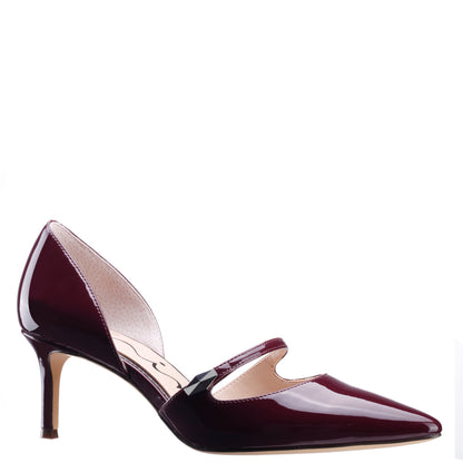 Nina Shoes Nashly Red D Orsay Mid-Heel Pumps