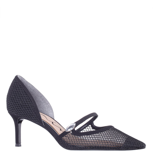 Nina Shoes Nashly Black Mid-Heel Pump