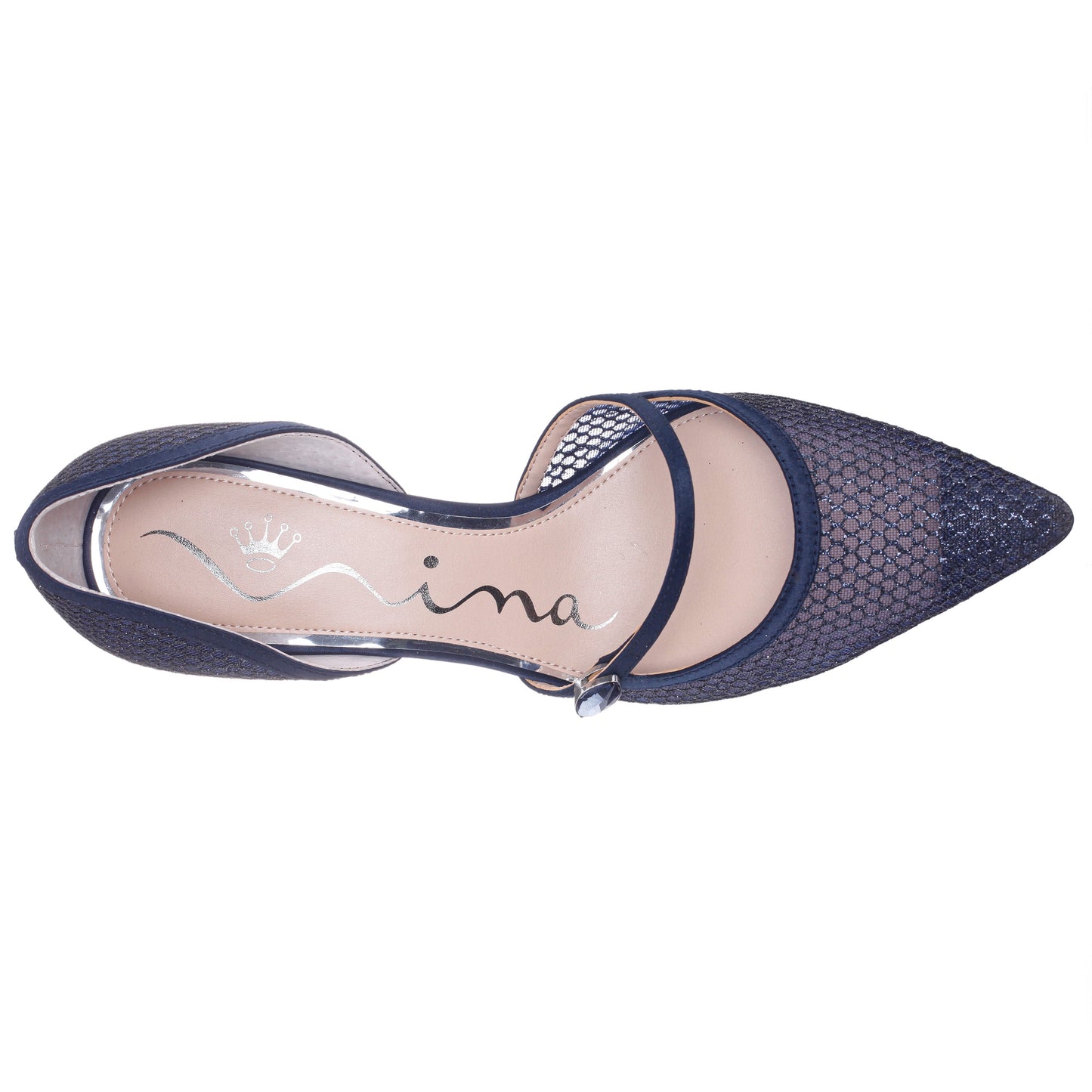 Nina Shoes Nashly Blue Mid-Heel Pump