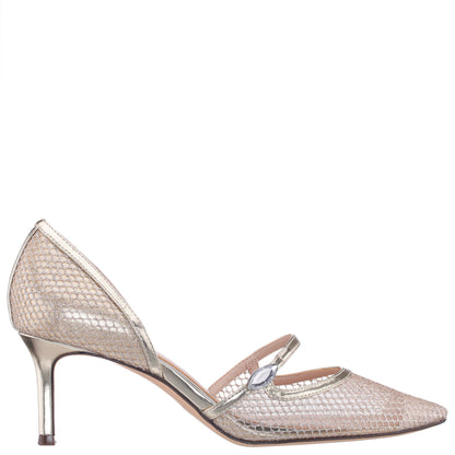 Nina Shoes Nashly Platino Mid-Heel Pump