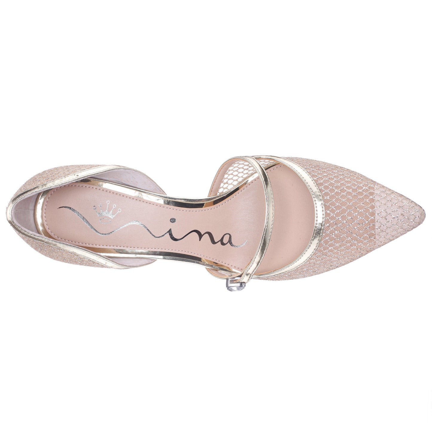 Nina Shoes Nashly Platino Mid-Heel Pump