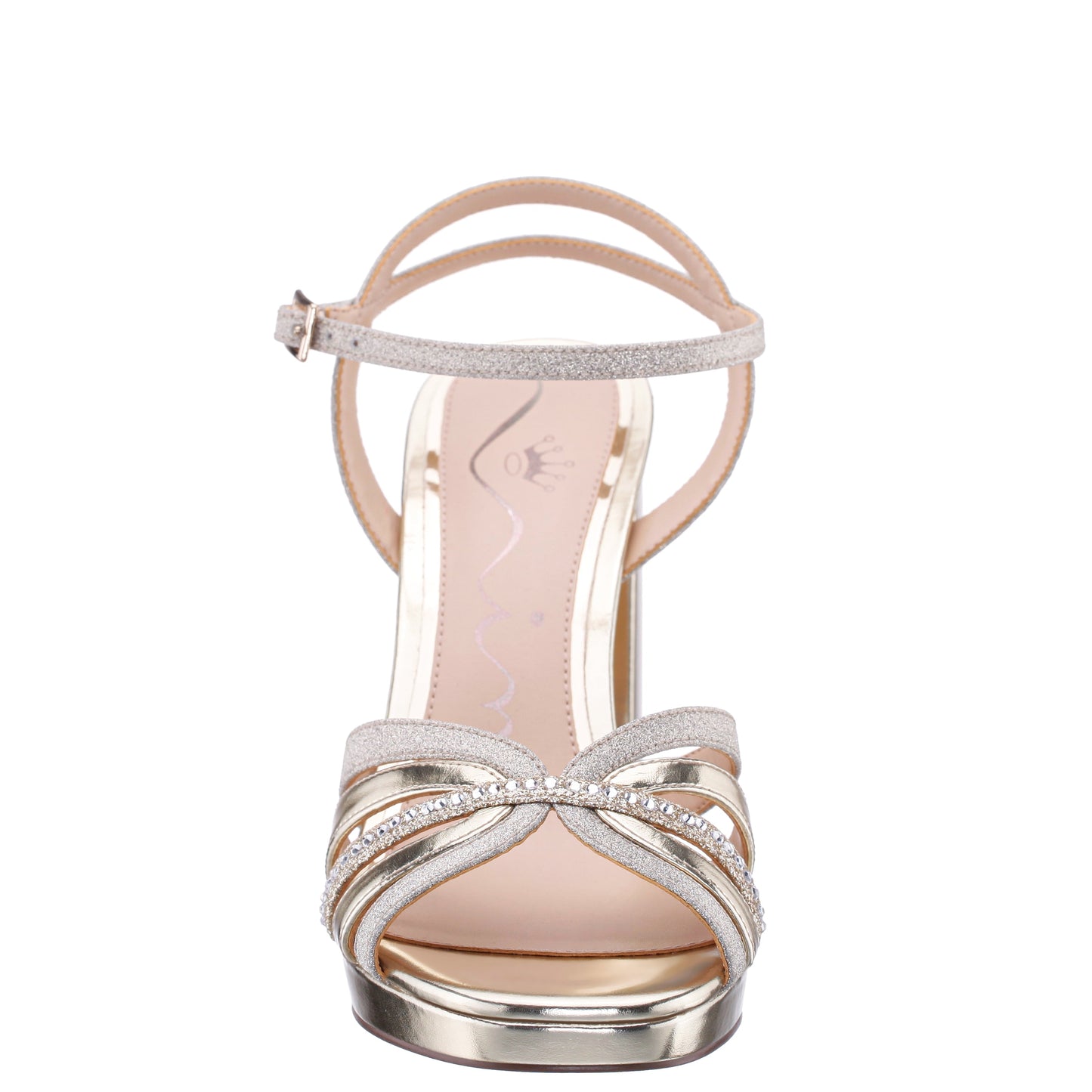 Nina Shoes Shantay Gold Sandal High-Heel Platform