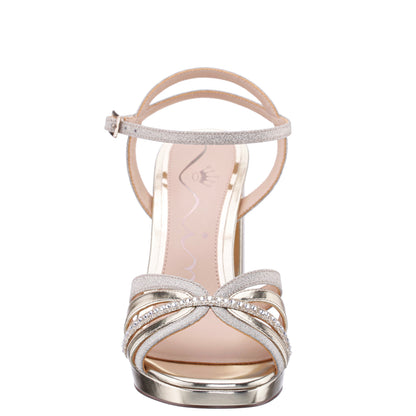 Nina Shoes Shantay Gold Sandal High-Heel Platform