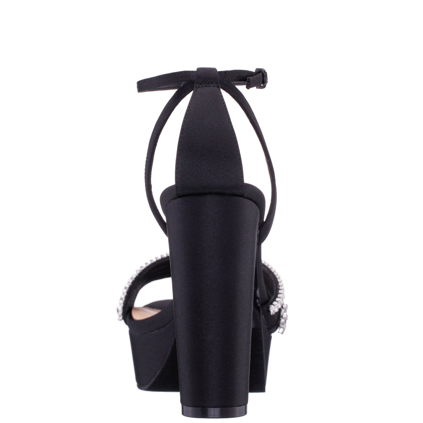 Nina Shoes Agitha Black Sandal Stiletto-Heel Platform