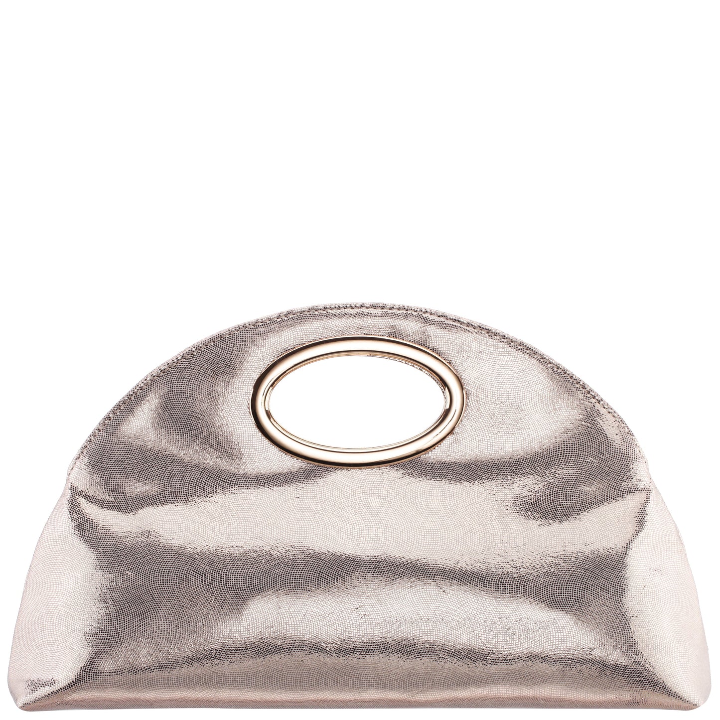 Nina Shoes Jael Light Gold Metallic Geo Swirl Fabric Handle Bag