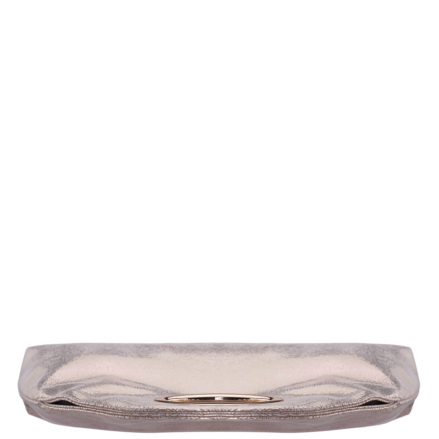 Nina Shoes Jael Light Gold Metallic Geo Swirl Fabric Handle Bag