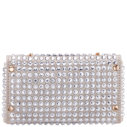 Nina Shoes Bixby Platino Glamex Crossbody Bag