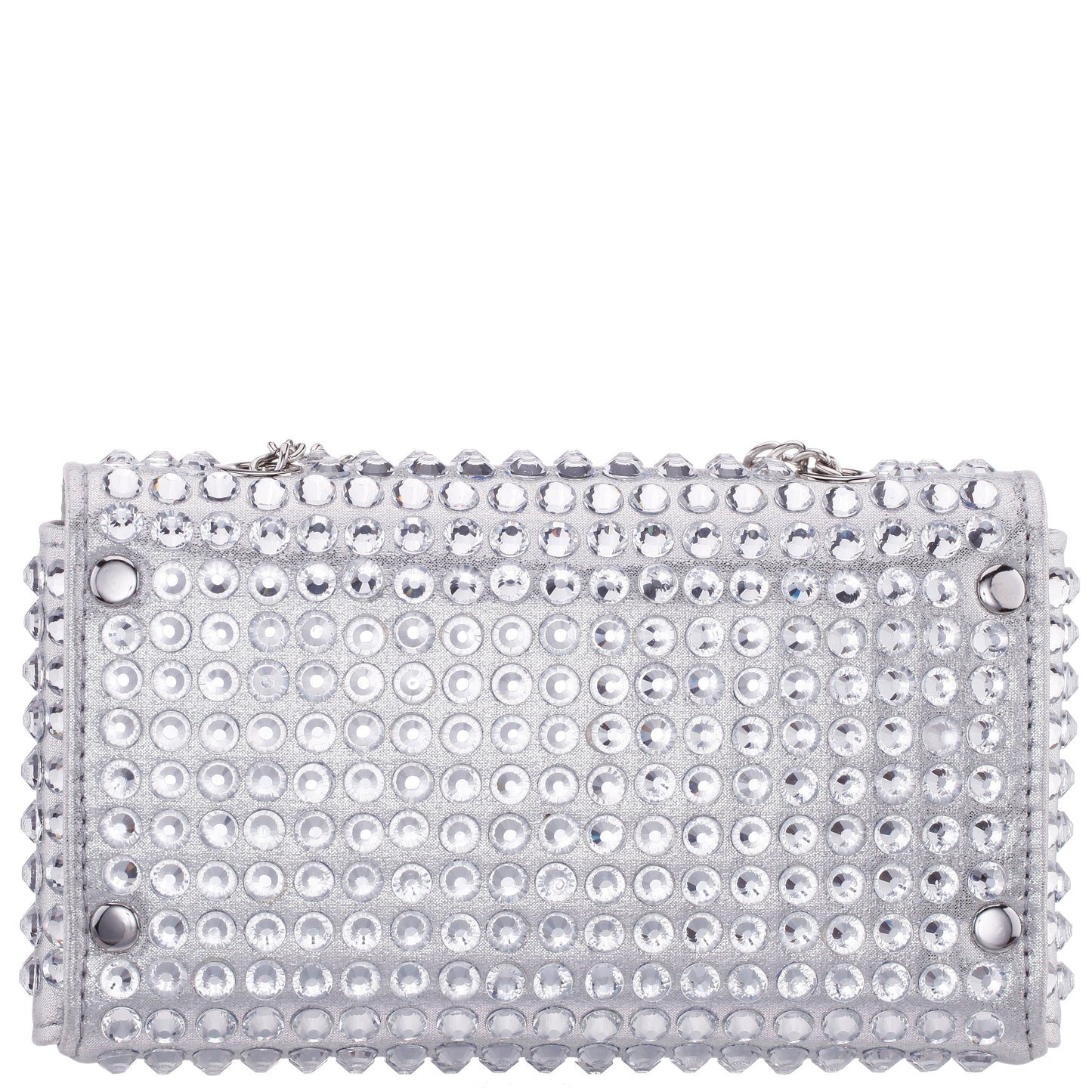 Nina Shoes Bixby Silver Glamex Crossbody Bag