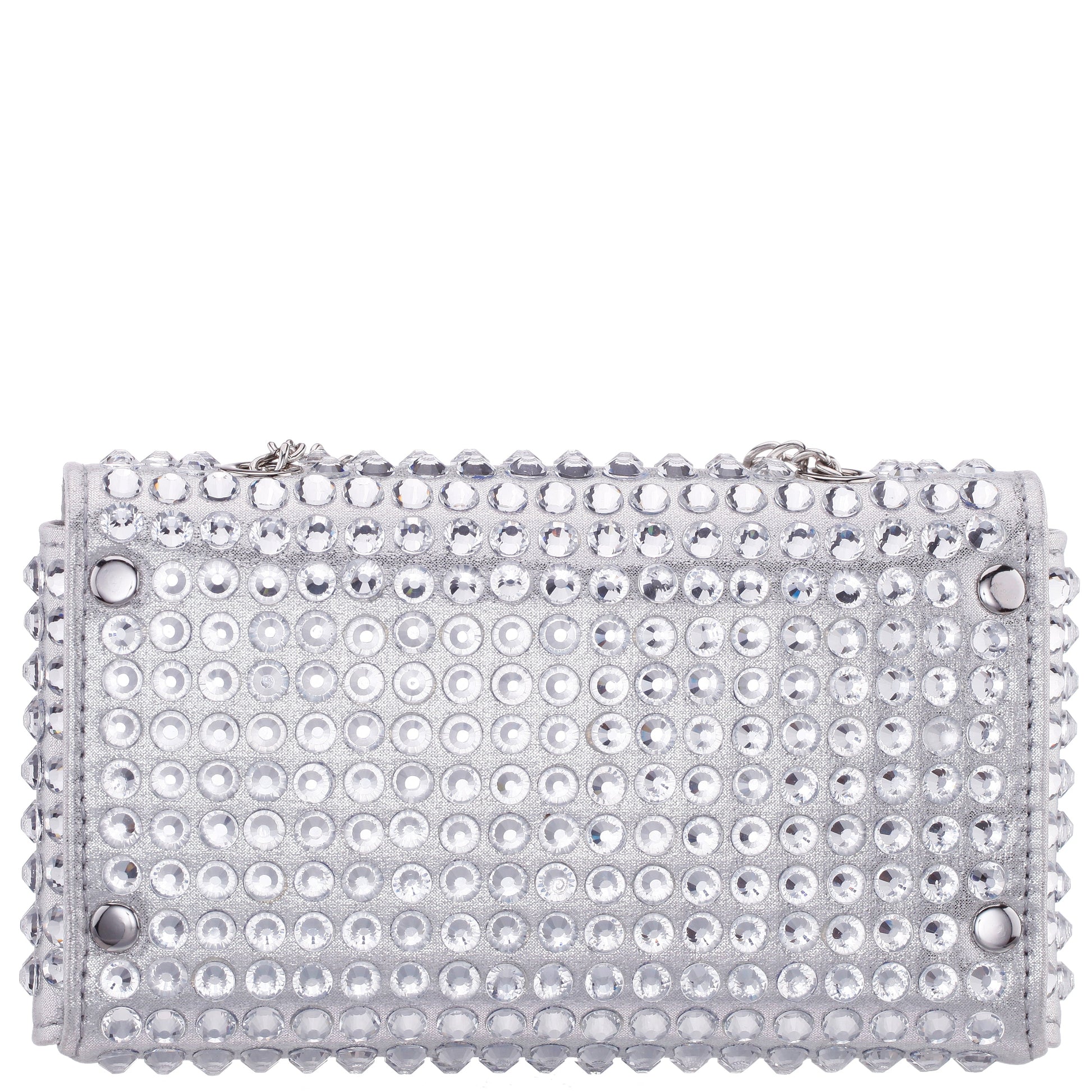 Nina Shoes Bixby Silver Glamex Crossbody Bag