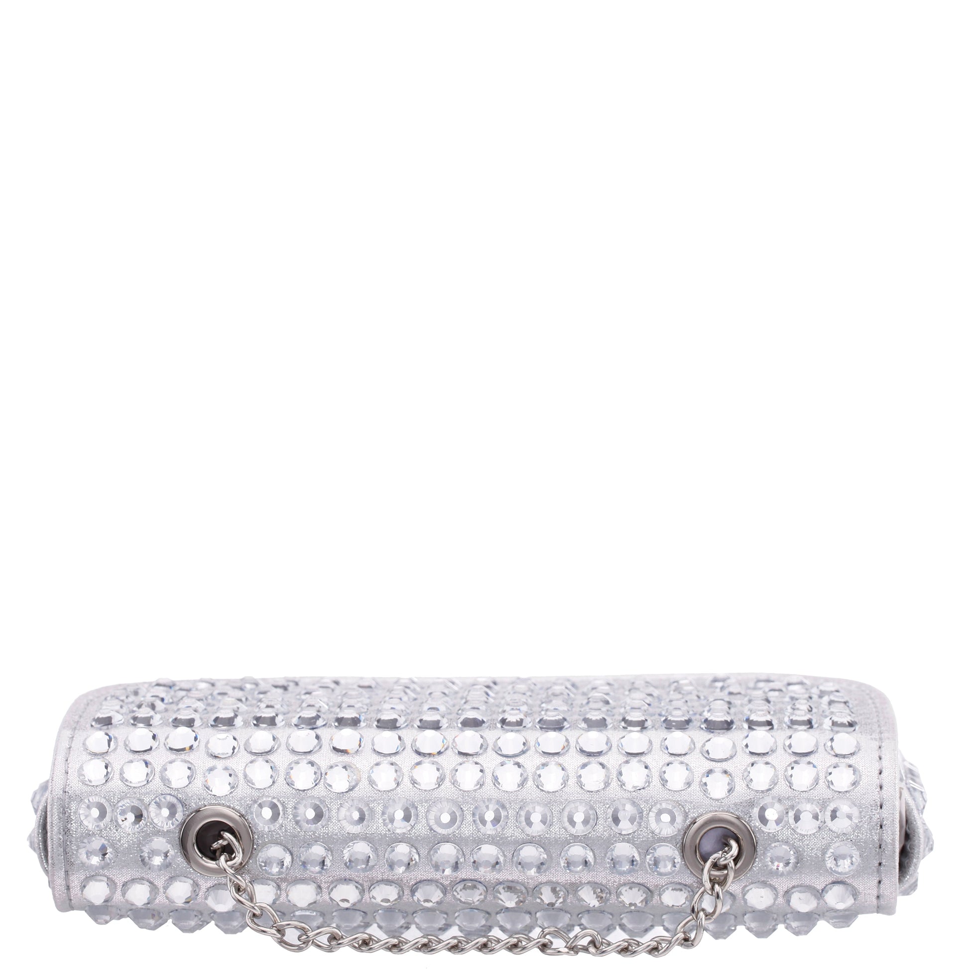 Nina Shoes Bixby Silver Glamex Crossbody Bag
