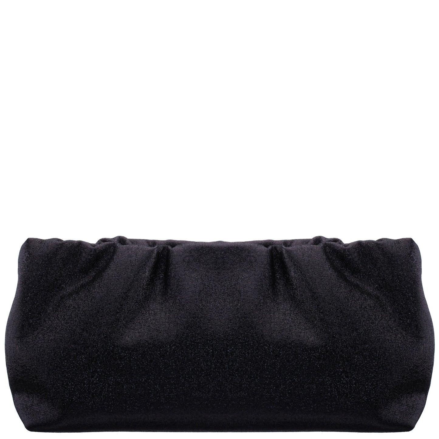 Nina Shoes Thea-T Black Stellarglow Fabric Frame Clutch