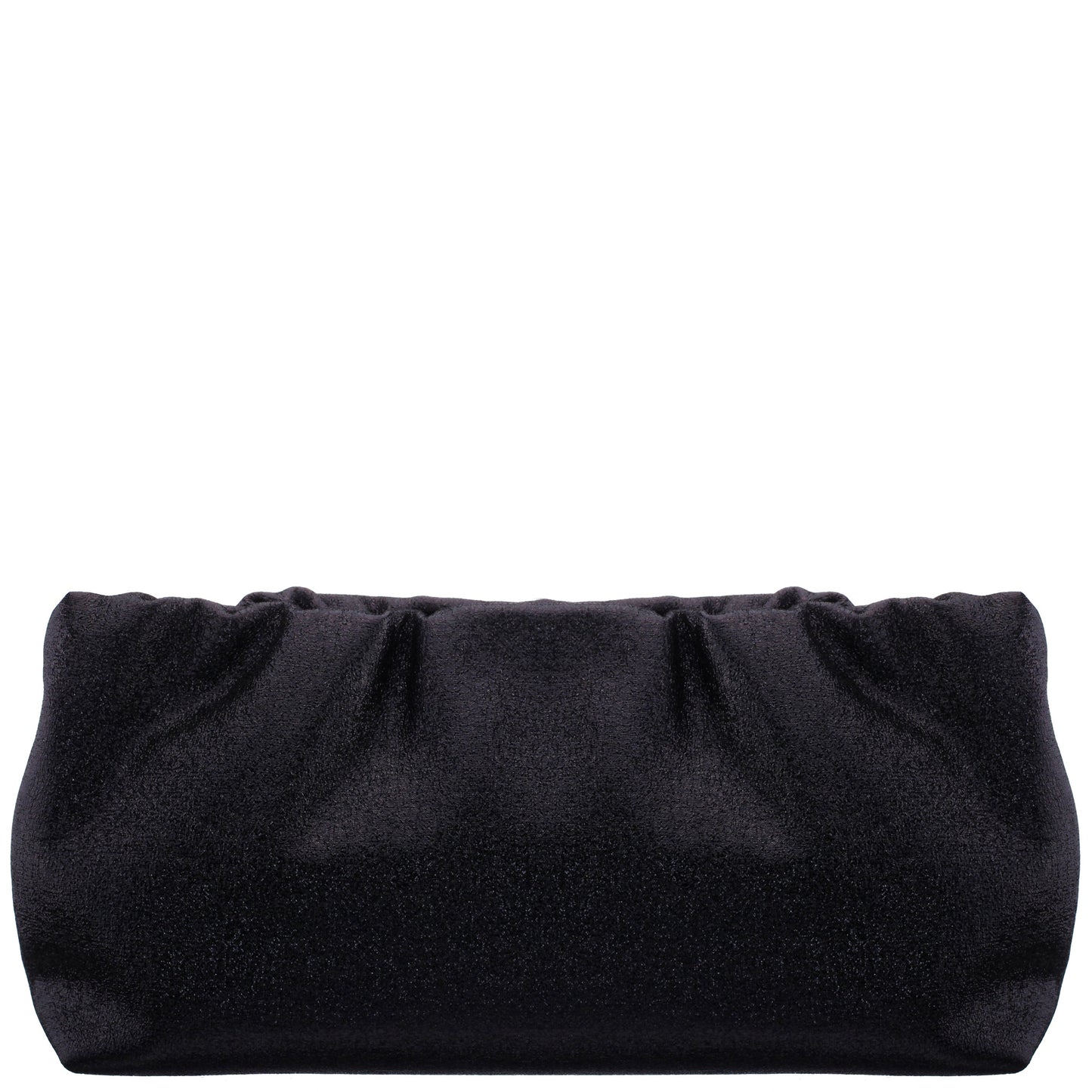 Nina Shoes Thea-T Black Stellarglow Fabric Frame Clutch