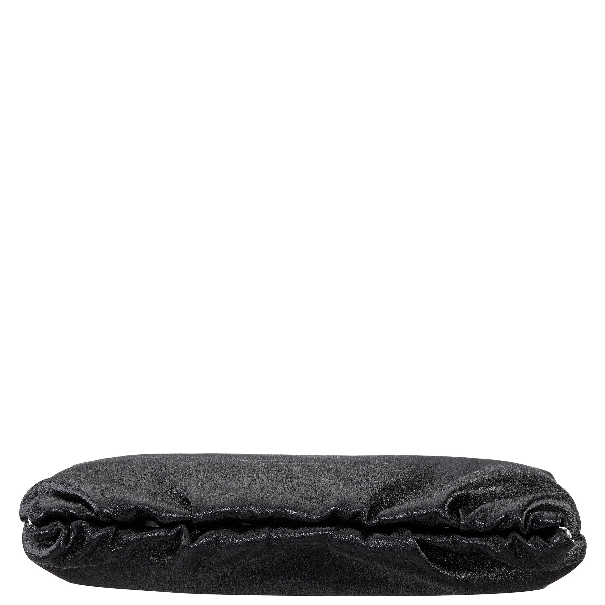 Nina Shoes Thea-T Black Stellarglow Fabric Frame Clutch