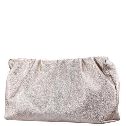 Nina Shoes Thea-T Platino Stellarglow Fabric Frame Clutch