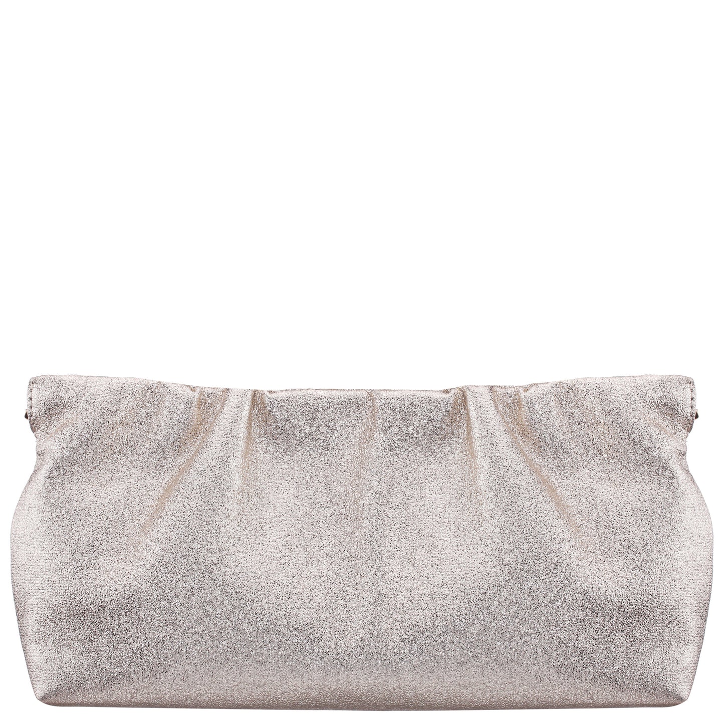 Nina Shoes Thea-T Platino Stellarglow Fabric Frame Clutch