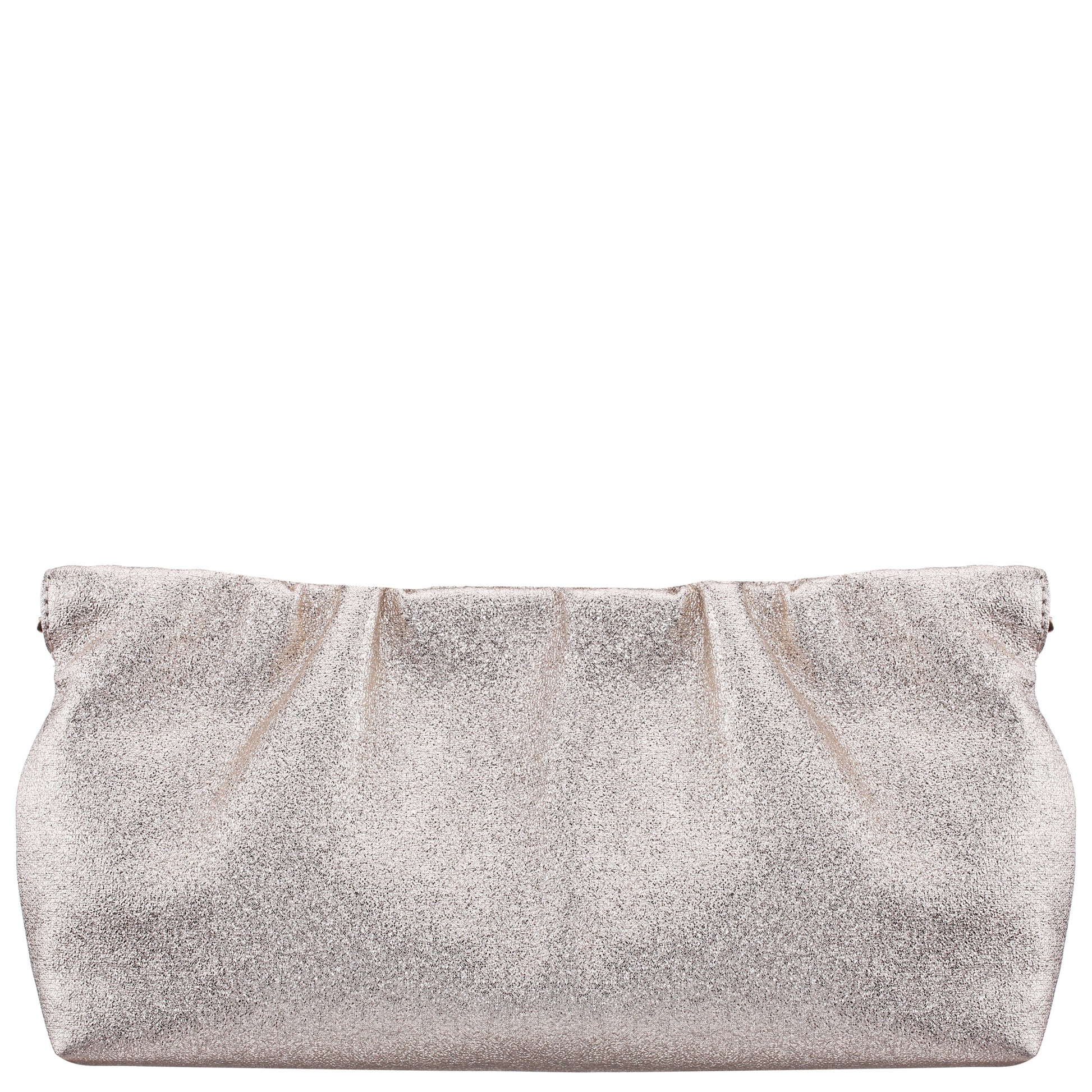 Nina Shoes Thea-T Platino Stellarglow Fabric Frame Clutch