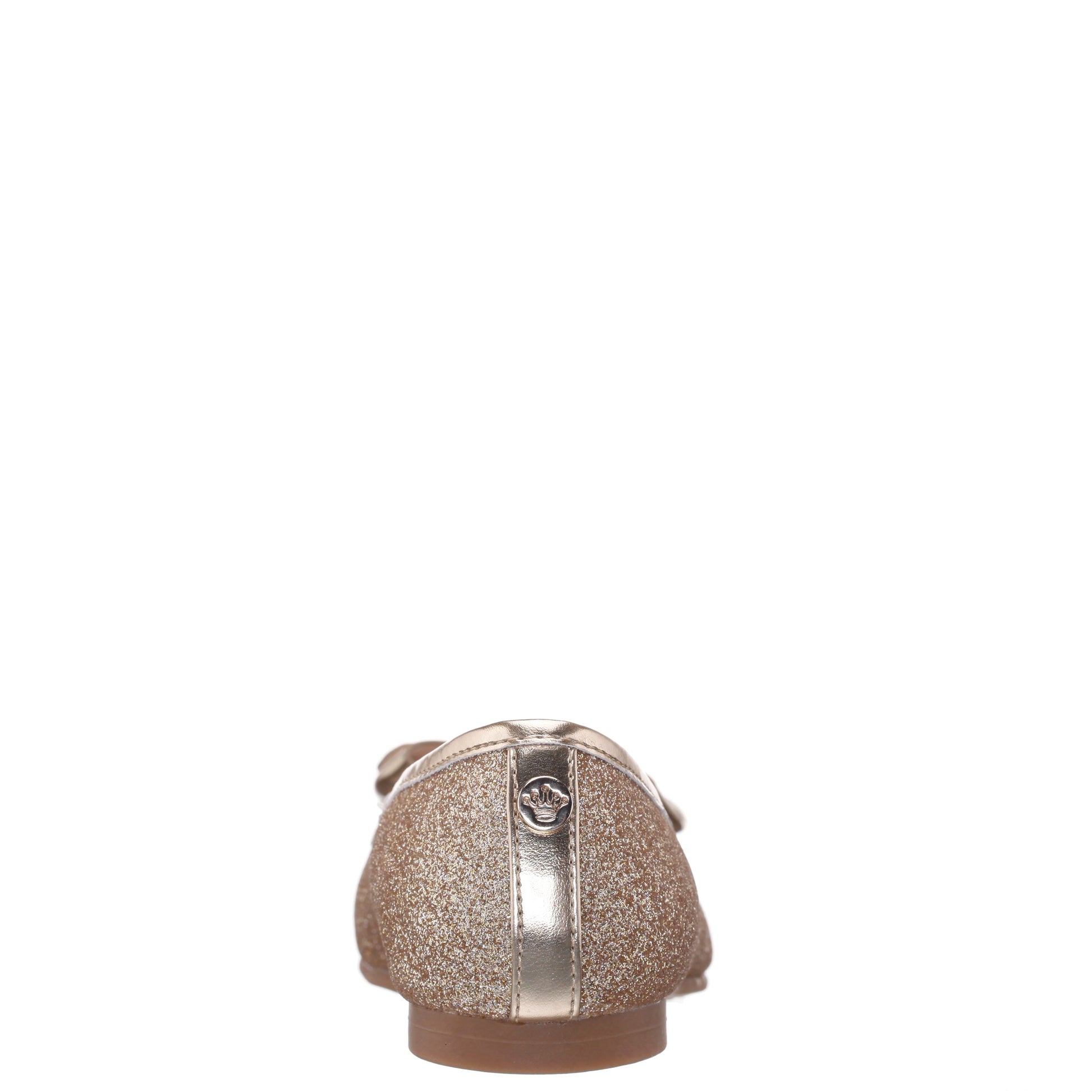 Nina Shoes Girls Rose Gold Glitter Ballet Flats