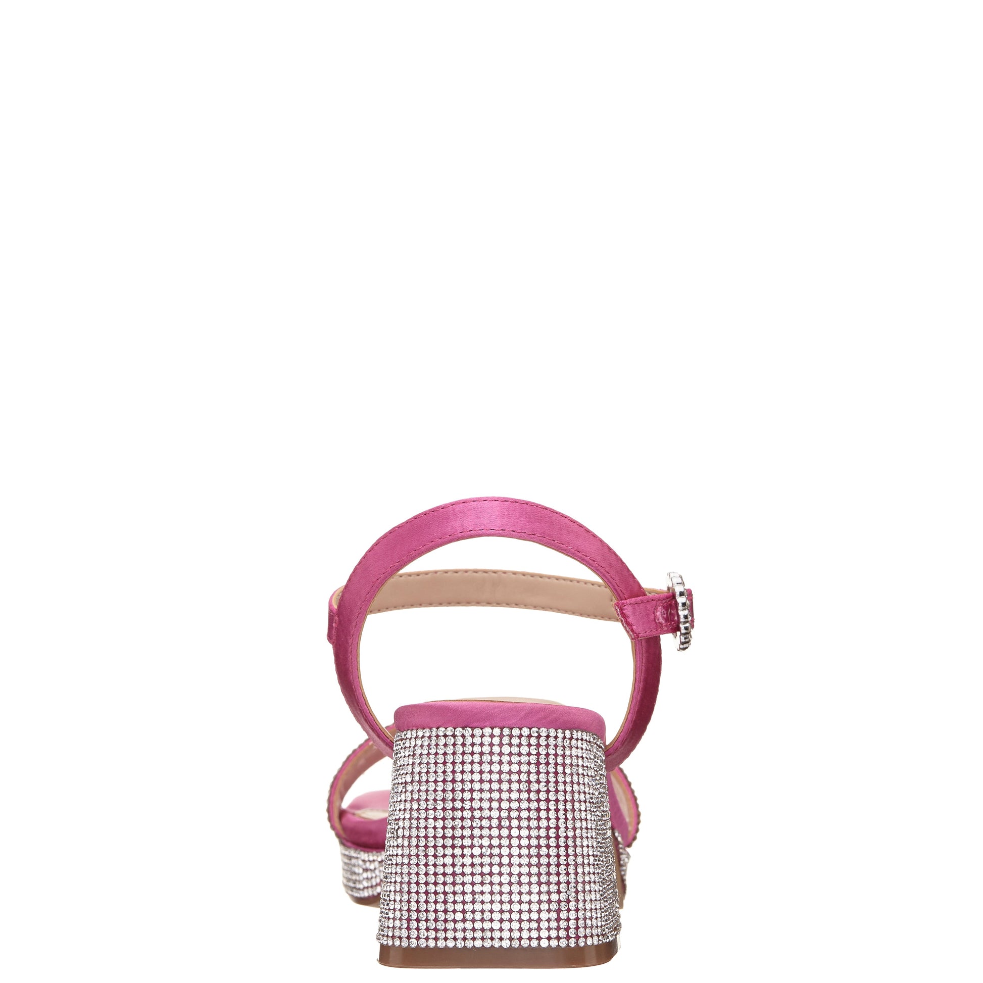 Nina Shoes Girls Marysol Pink Rhinestone Platform Dress Sandals