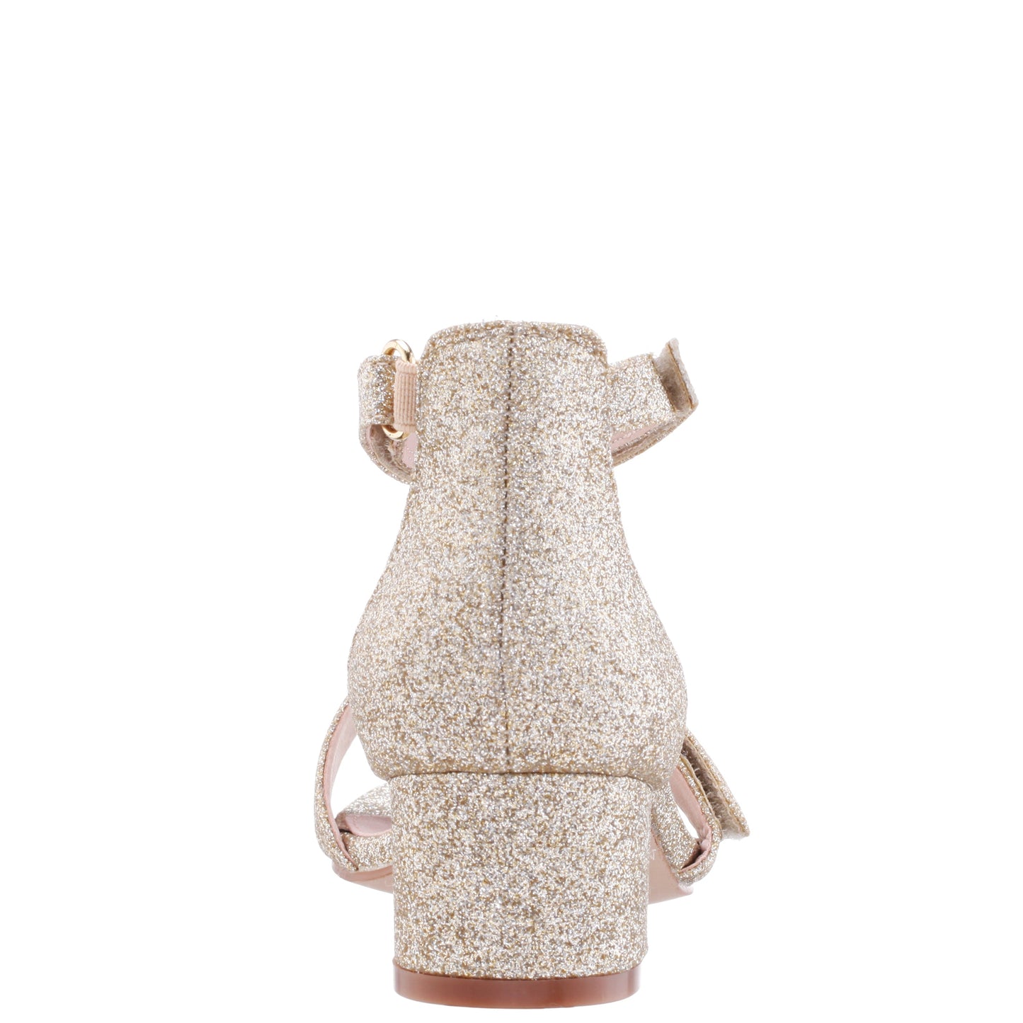 Nina Shoes Girls Rejina Gold Glitter Adjustable Dress Sandals