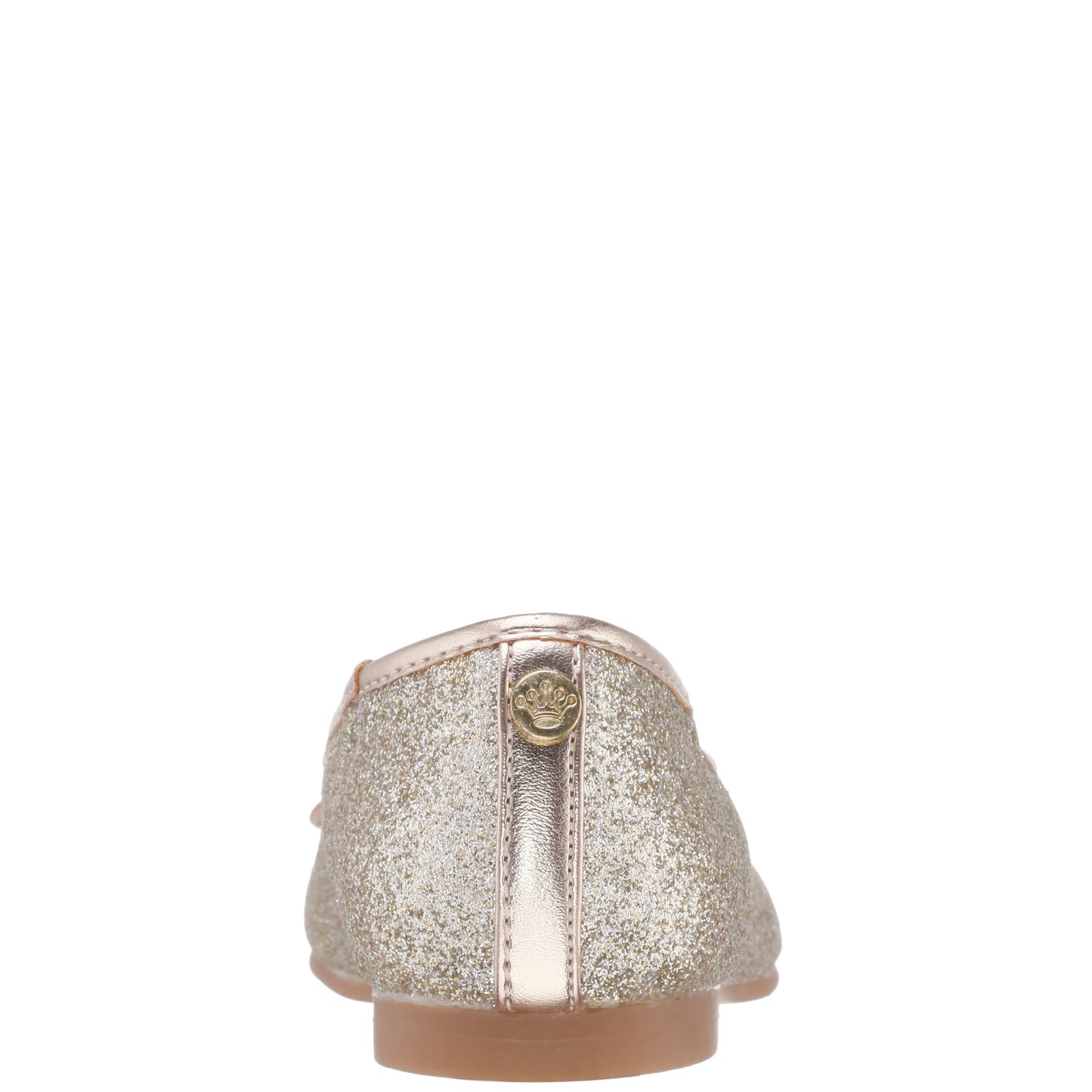 Nina Shoes Girls Kenzee Platino Glitter Ballet Flats