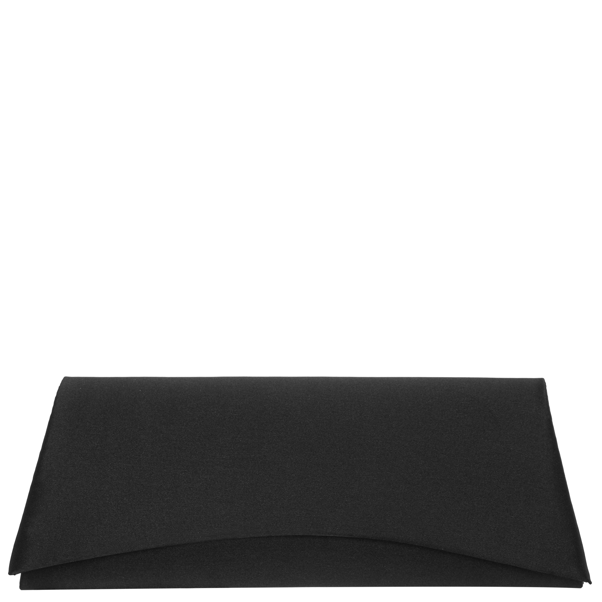 Nina Shoes Zoey-Z Black Satin Clutch Bag